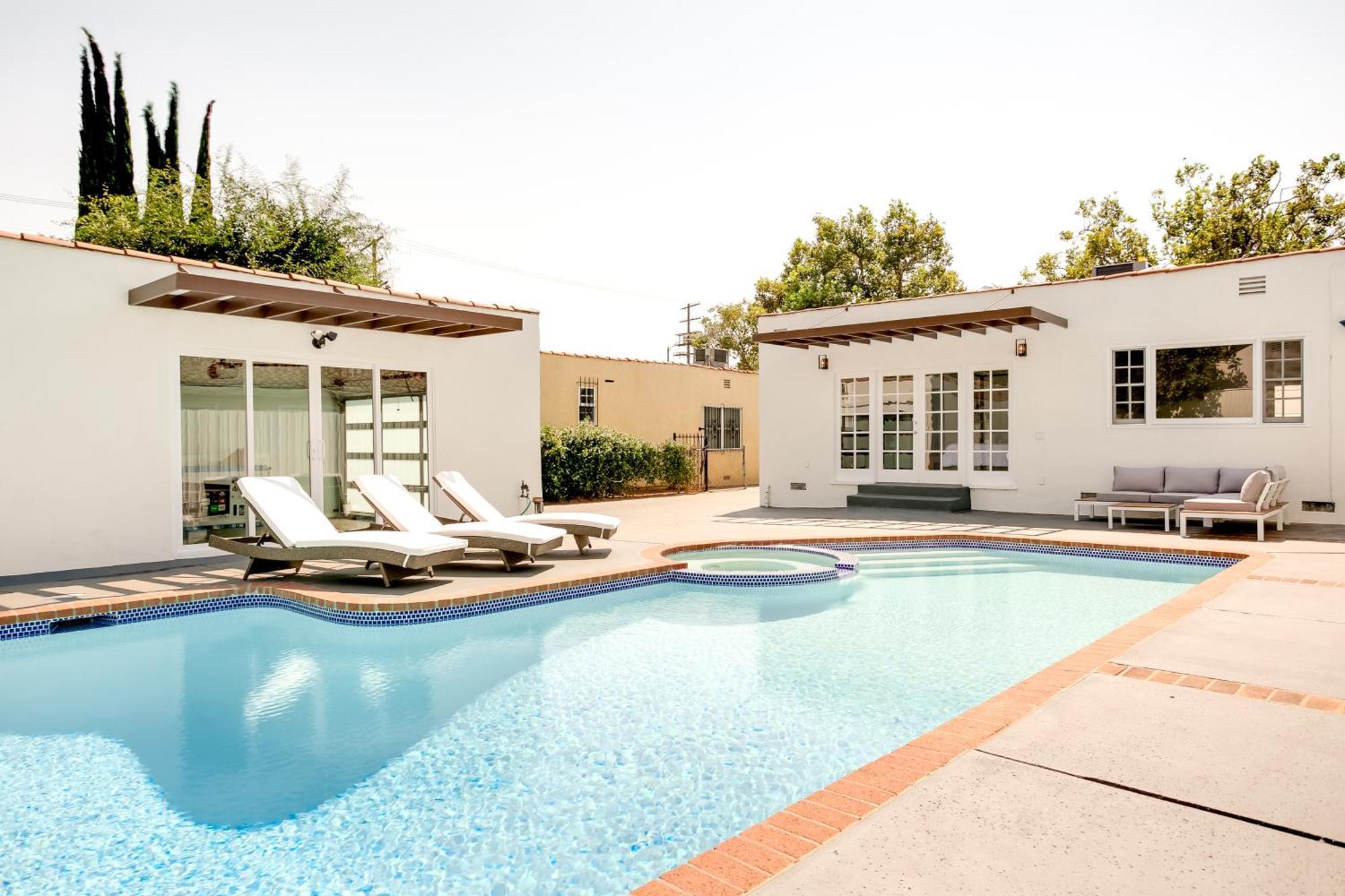 Villa Monthier Melrose Po7H2O0 Los Angeles Exterior foto