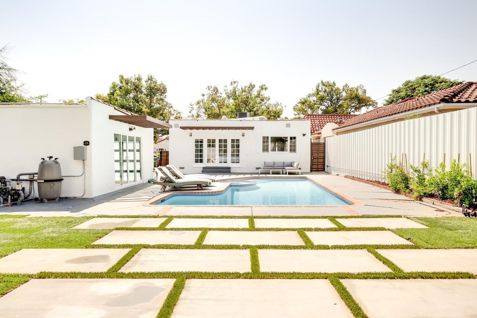Villa Monthier Melrose Po7H2O0 Los Angeles Exterior foto